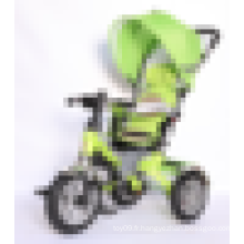 Roues motrices approuvées par la CE: tricycle bébé / roues en caoutchouc tricycle pour enfants 2 in1 / tricycle bon marché 3 en 1